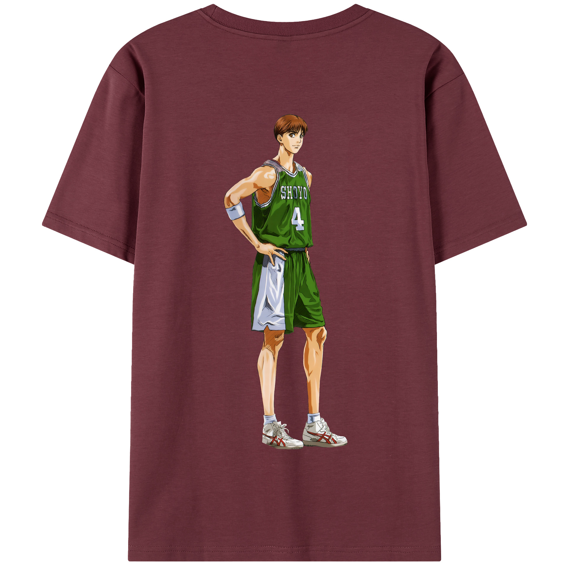SLAM DUNK／スラムダンク 綿100％半袖Tシャツ（背面プリント）